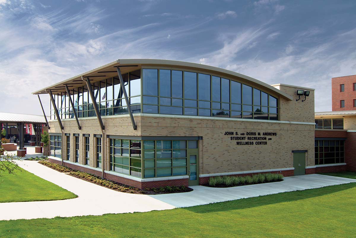 Project - Youngstown State University Wellness Ctr - Youngstown, OH - Curtainwall, Entrance - 2006
